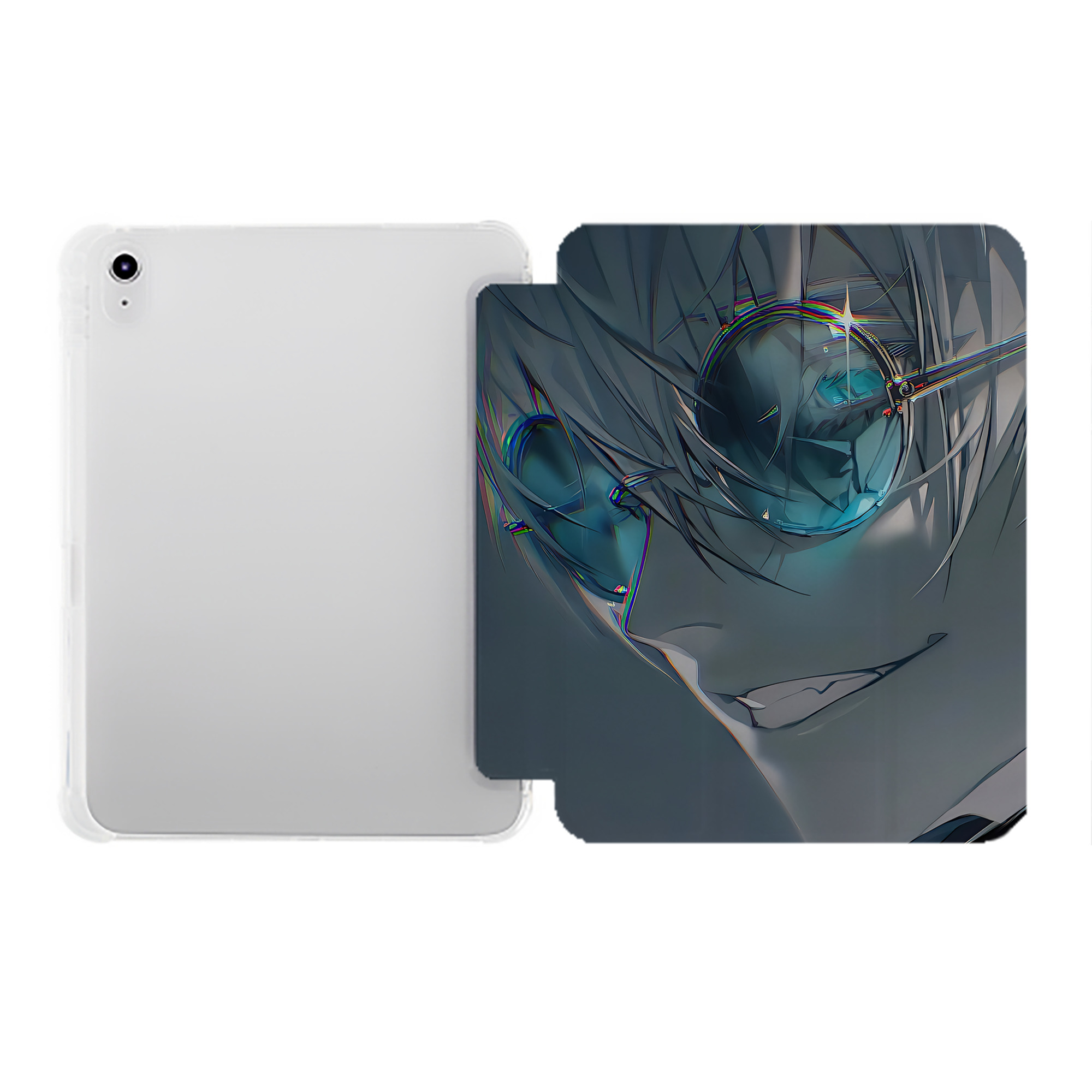（画像用） SPY×FAMILY间谍家家酒 IPad ケース ペン収納付き 三つ折りスタンド PUレザー×シリコン 対応機種9.5/10.5/10.9インチ